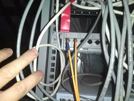 network switch and rack